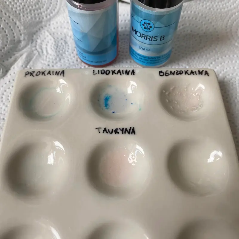 Testing -caine adulterants