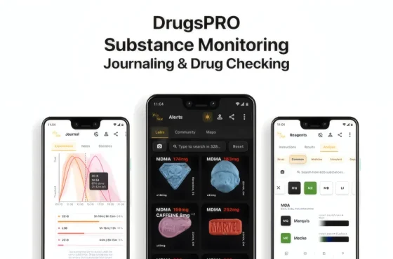 DrugsPRO, die Drug-Checking-App